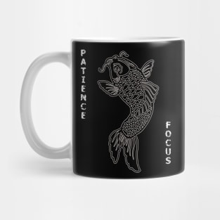 Japanese Koi Fish Focus and Patience Mug